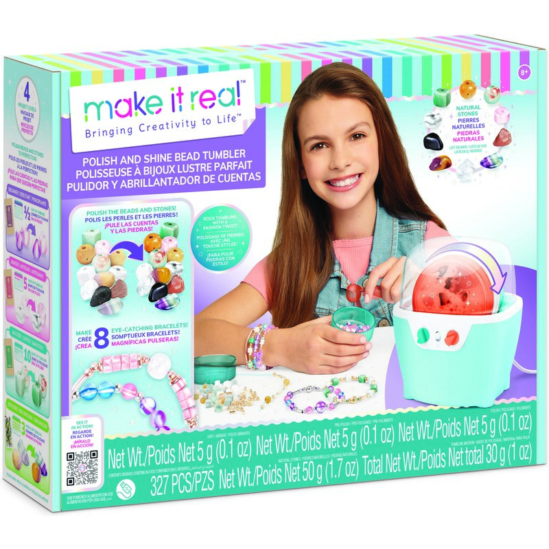 Zestaw kreatywny MAKE IT REAL Polish and Shine Bead Tumbler 1762