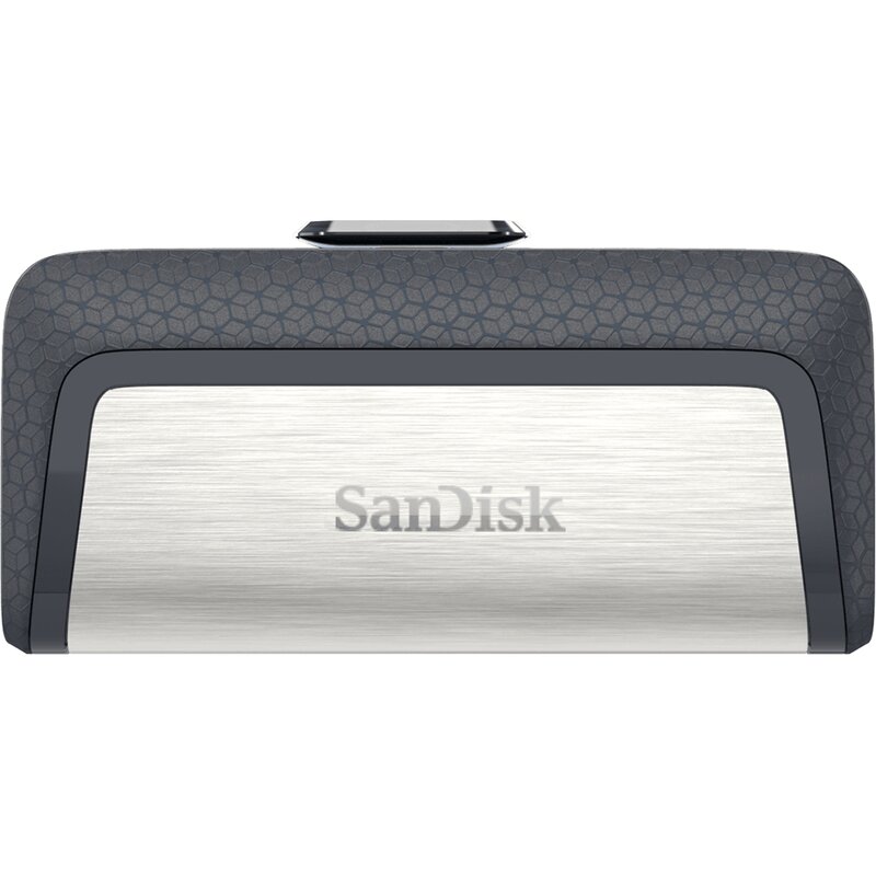 Pendrive SANDISK Ultra Dual Drive 128GB, USB-C / USB 3.2 Gen. 1 (USB 3.0), Odczyt 150 Mb/s Srebrno-czarny