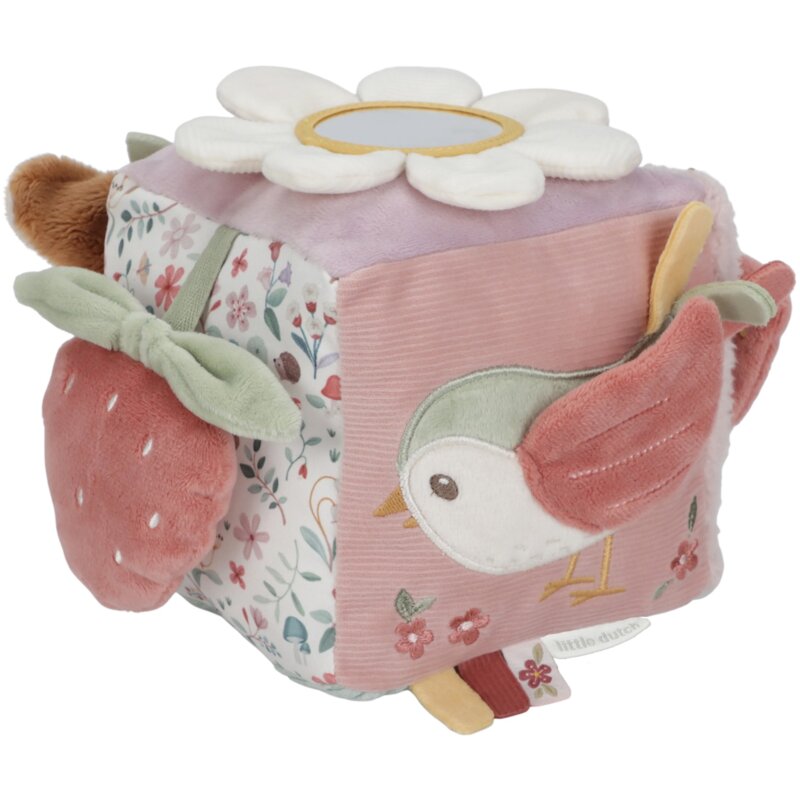 Zabawka edukacyjna LITTLE DUTCH Kostka aktywizująca Fairy Garden LD9009