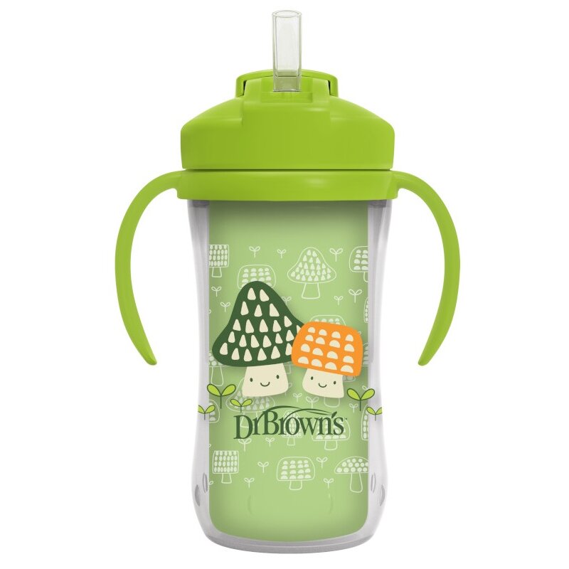 Kubek DR BROWN'S Ze słomką 300 ml Zielony
