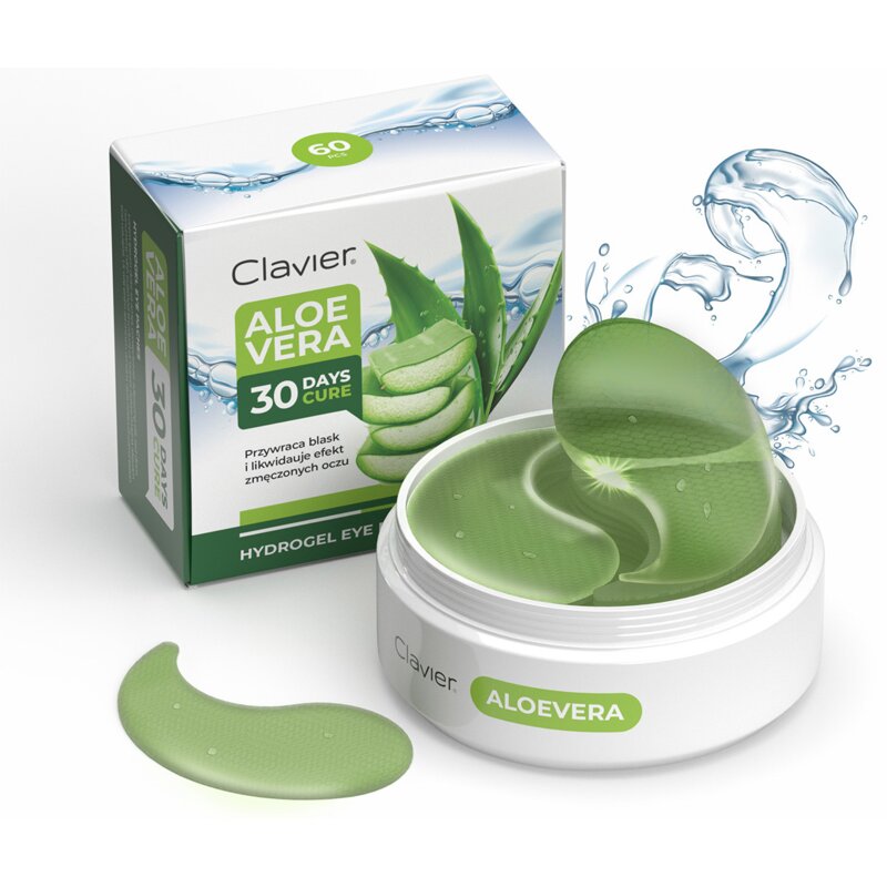 Płatki pod oczy CLAVIER Bright Look ALOE 60 szt.