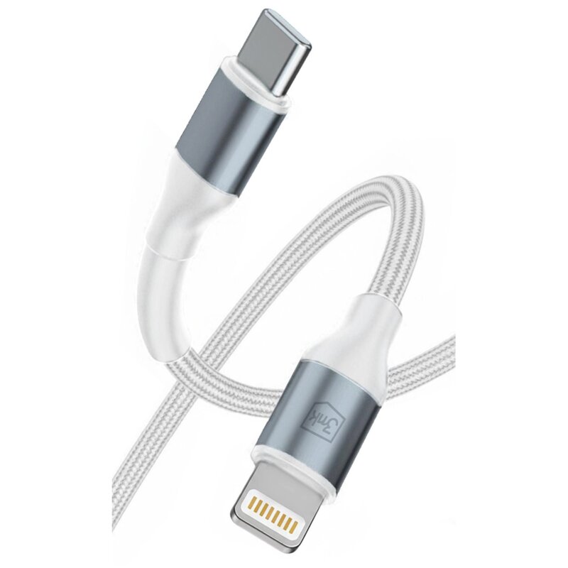 Kabel USB-C - Lightning 3MK Hyper Cable N-Series 27W 3 m Biały