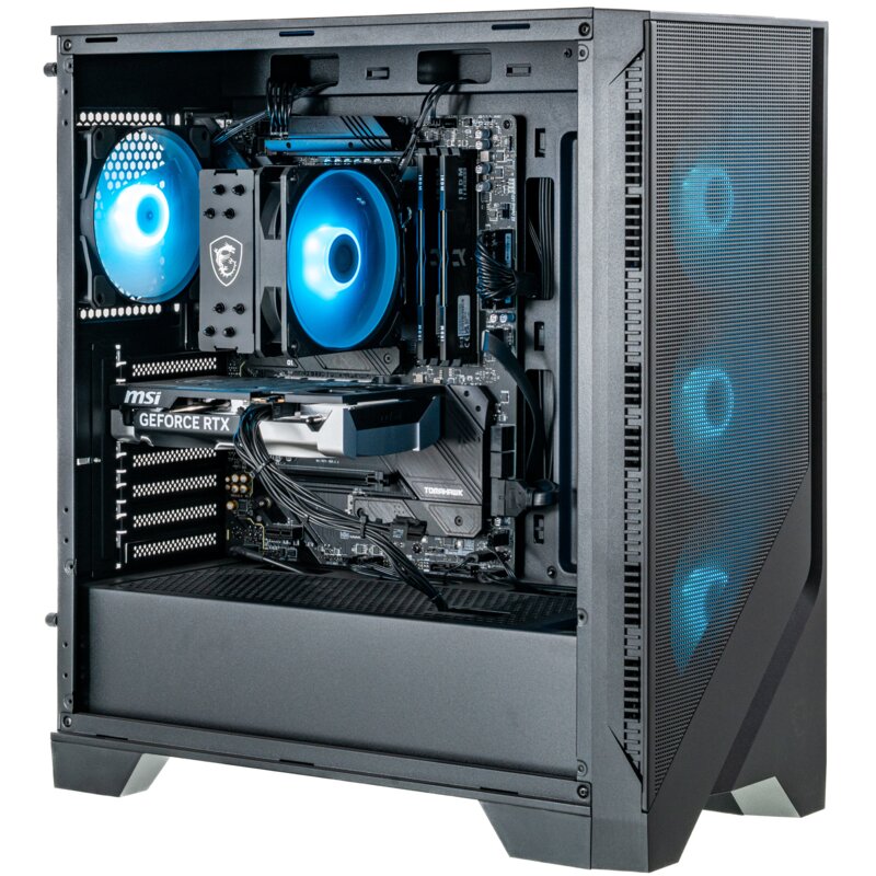 Komputer MAD DOG Powered by MSI F321R-A04DR32 R5-7500F 32GB RAM 1TB SSD GeForce RTX5060 DLSS 4.5 Wi-Fi