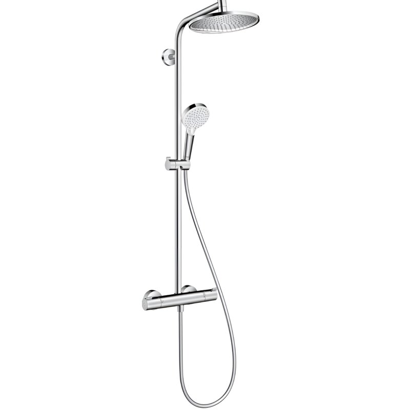 Zestaw prysznicowy natynkowy HANSGROHE Crometta S 240 27267000 z deszczownicą Chrom