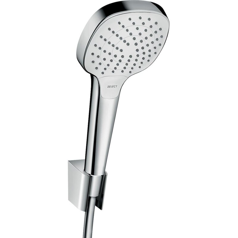 Zestaw prysznicowy punktowy natynkowy HANSGROHE Croma Select E 110 26425400 Biały/Chrom
