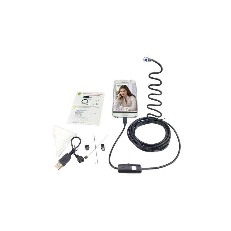 Endoskop XREC USB 5m 5.5mm (Android)