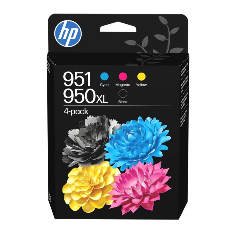 HP C3WK1AE nr 950XL/951 4-pak Czarny Błękitny Purpurowy Żółty 72 ml