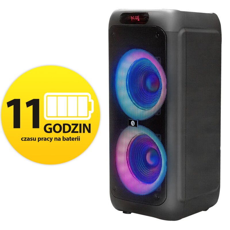 Power Audio ARCSOUND Haze Mikrofon Karaoke Czarny