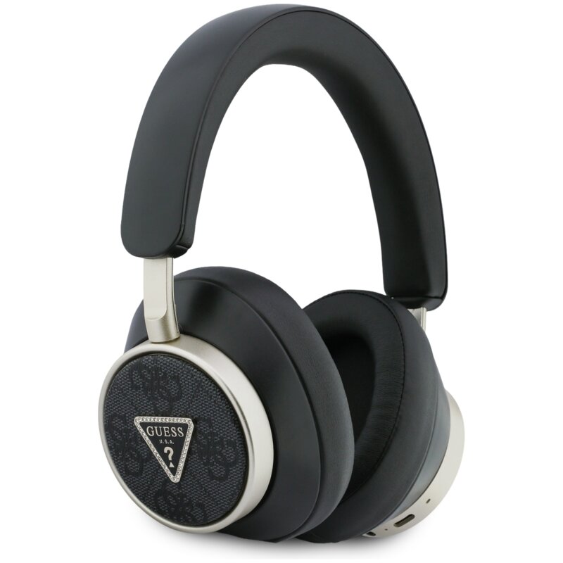 Słuchawki nauszne GUESS 4G Triangle Logo Bluetooth ENC Czarny
