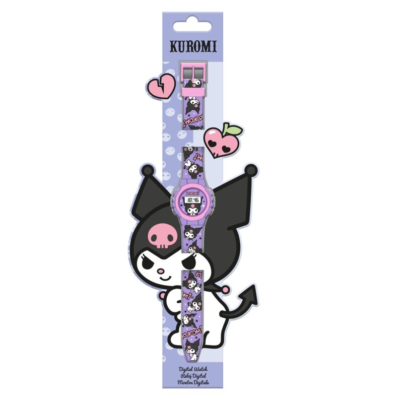 Zabawka zegarek KIDS EUROSWAN KE02 Kuromi KU00002