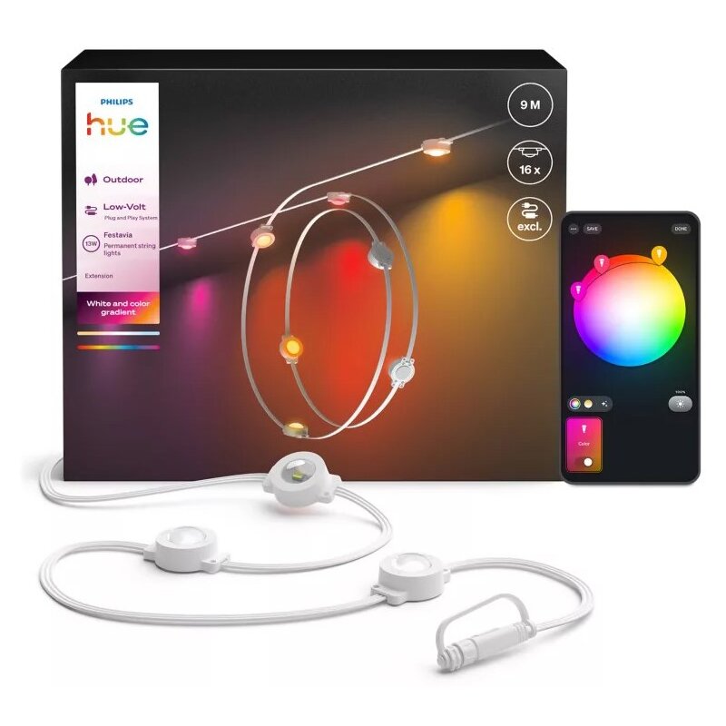 Girlanda ogrodowa PHILIPS HUE Festavia (moduł przedłużający 9 m)