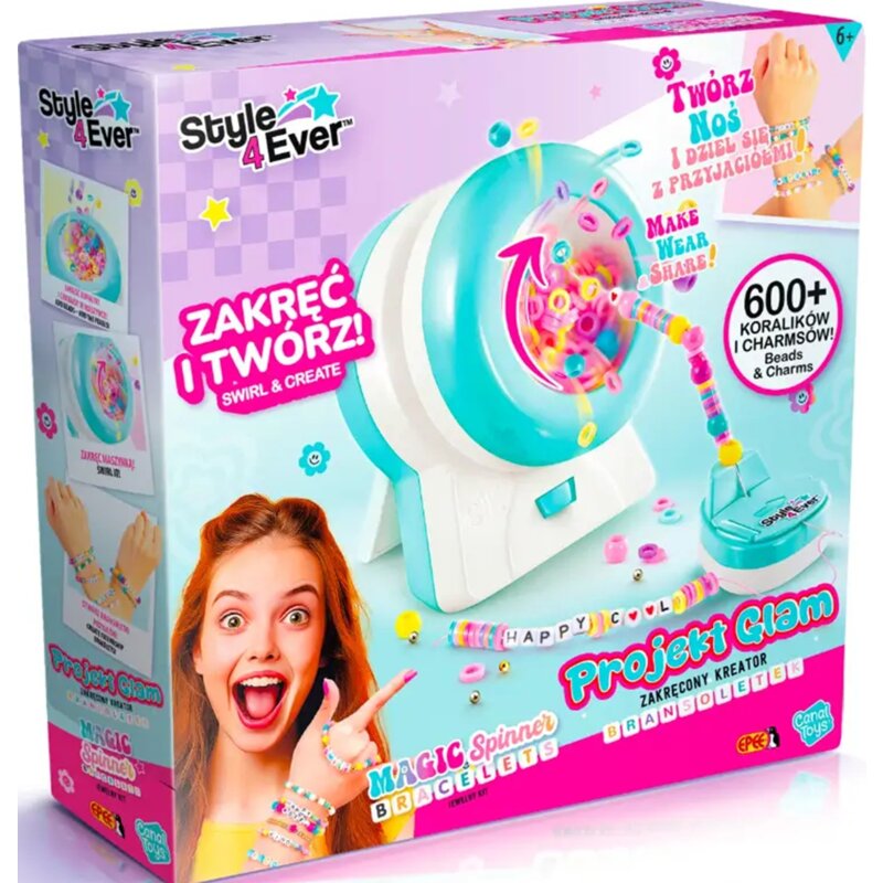 Zestaw kreatywny EPEE Projekt Glam Zakręcony kreator bransoletek EP60468