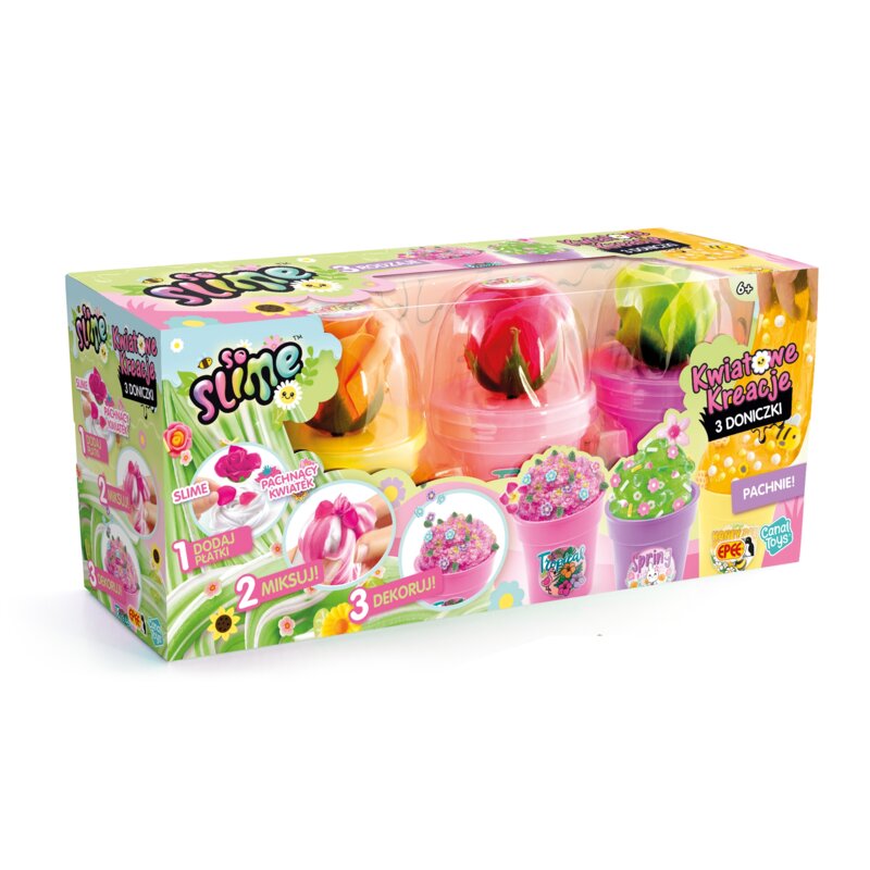 Zestaw kreatywny EPEE So Slime Kwiatowe Kreacje 3 doniczki EP60691