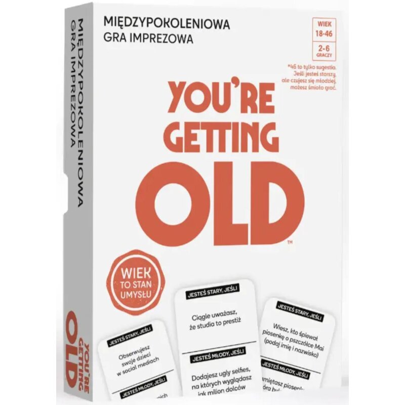 Gra karciana EPEE You Re Getting Old - Imprezowa EP60442