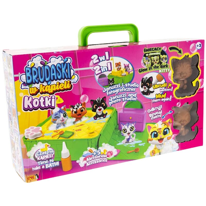Zestaw figurek EPEE Brudaski w kąpieli Kotki EP60364