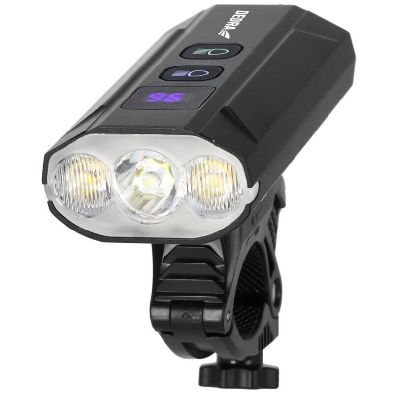 Lampka rowerowa DEDRA L0931 z funkcją powerbanka
