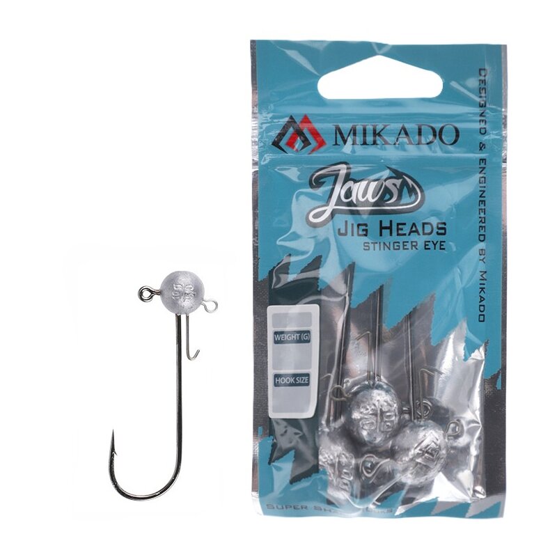 Główka jigowa MIKADO Jaws Stinger Eye OMGJS-15-4/0-BN 15g (3 szt.)