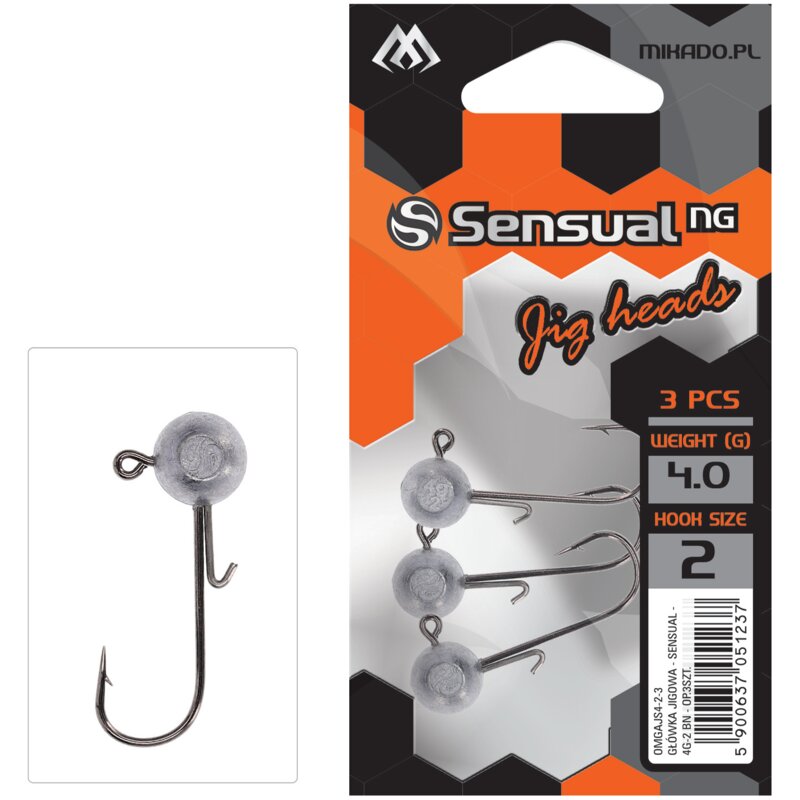 Główka jigowa MIKADO Sensual OMGAJS25-5/0-3 25g (3 szt.)