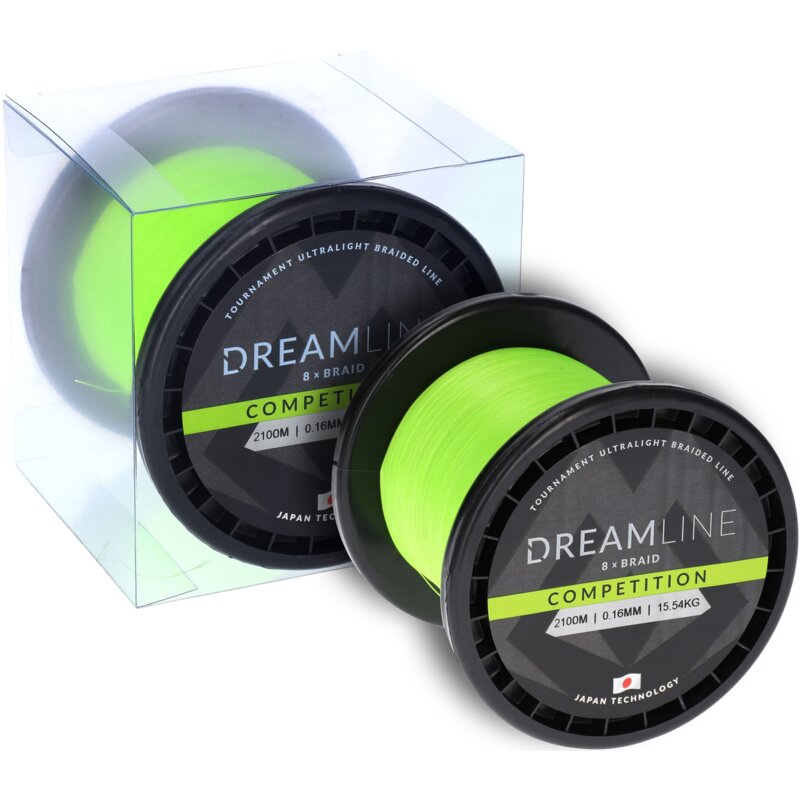 Plecionka MIKADO Dreamline Competition 0.20 mm / 2100 m Fluo Zielony