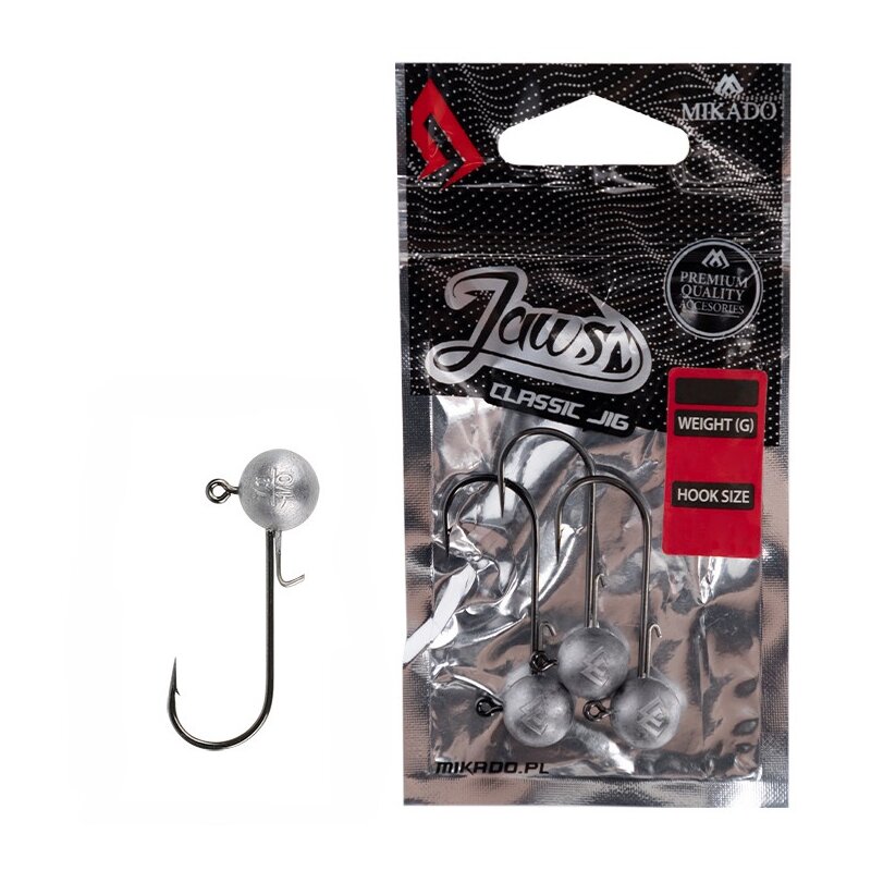 Główka jigowa MIKADO Jaws Classic OMGJC-17.5-6/0-BN 17.5 g (3 szt.)