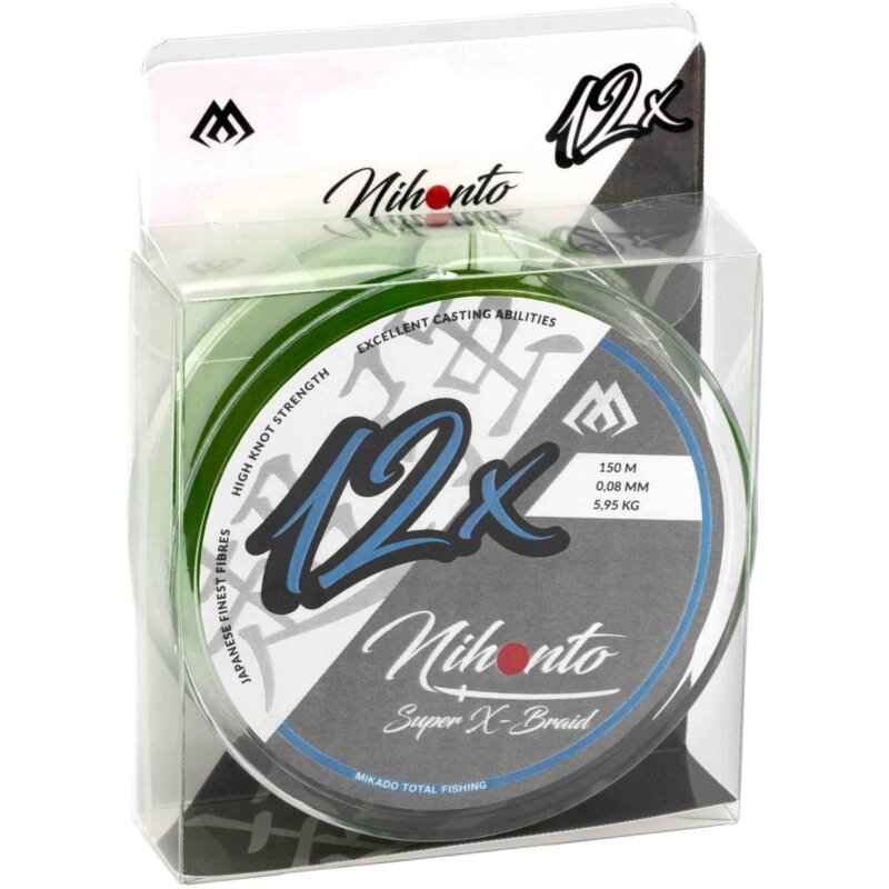 Plecionka MIKADO Nihonto Super X-braid 0.20 mm / 150 m Zielony