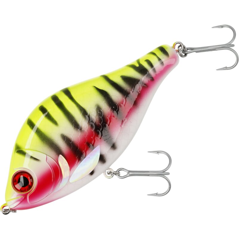 Wobler MIKADO MFT Jerk 10 cm Lemon Tiger Suspending