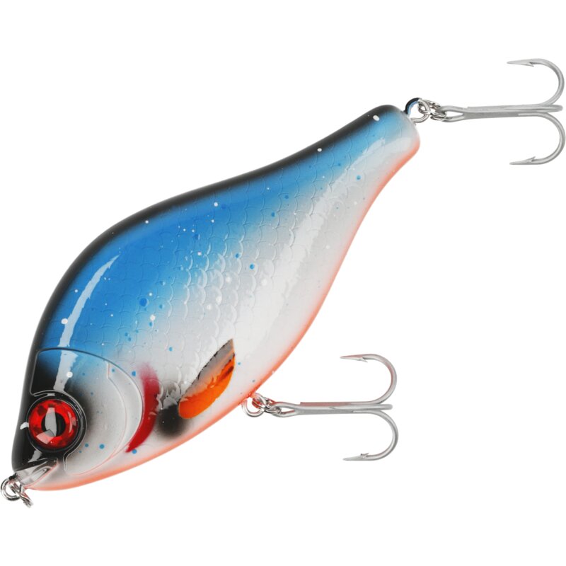 Wobler MIKADO MFT Jerk 13 cm Blue Roach Suspending