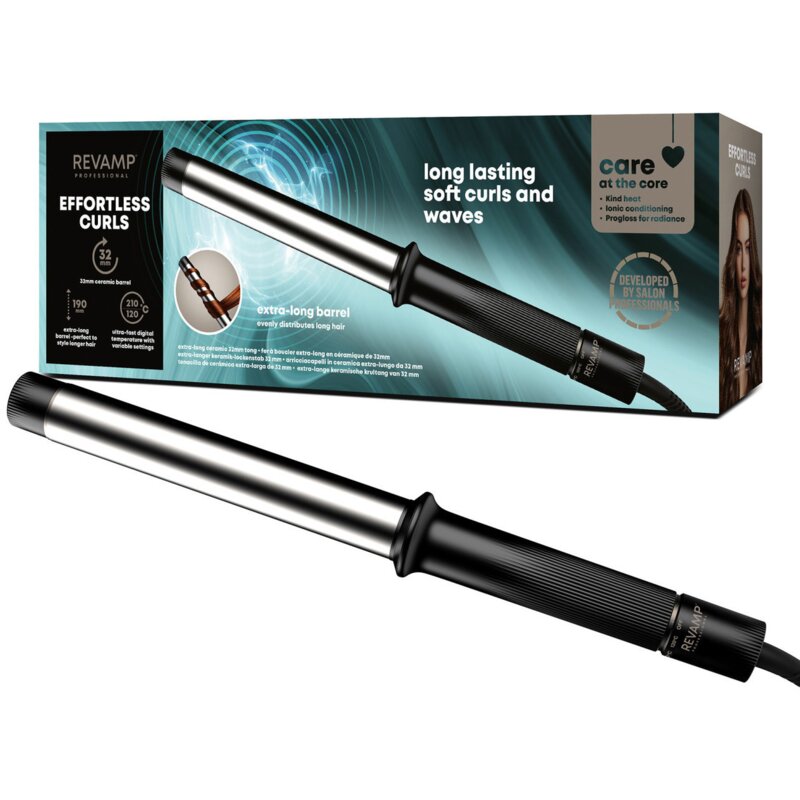 Lokówka REVAMP Effortless Curls Extra-Long Ceramic Tong TO-1250 32 mm