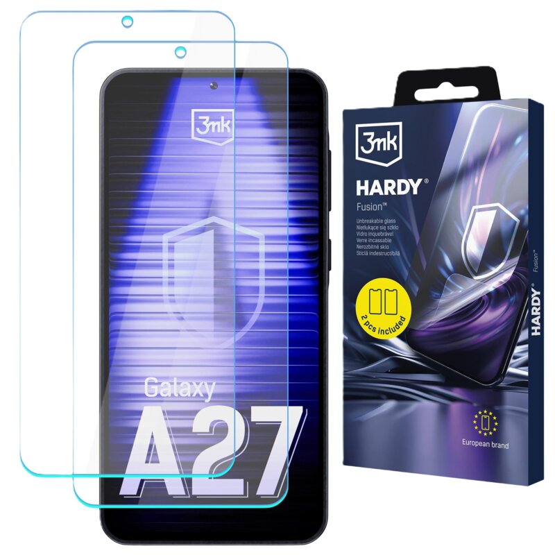 Szkło hybrydowe 3MK Hardy Fusion do Samsung Galaxy A27 5G (2 szt.)