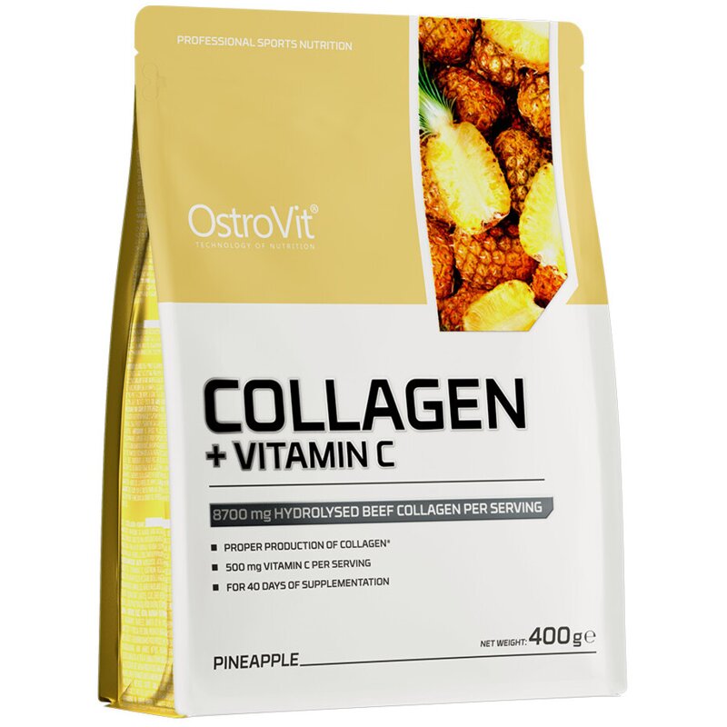 Kolagen + Witamina C OstroVit - 400 g w proszku