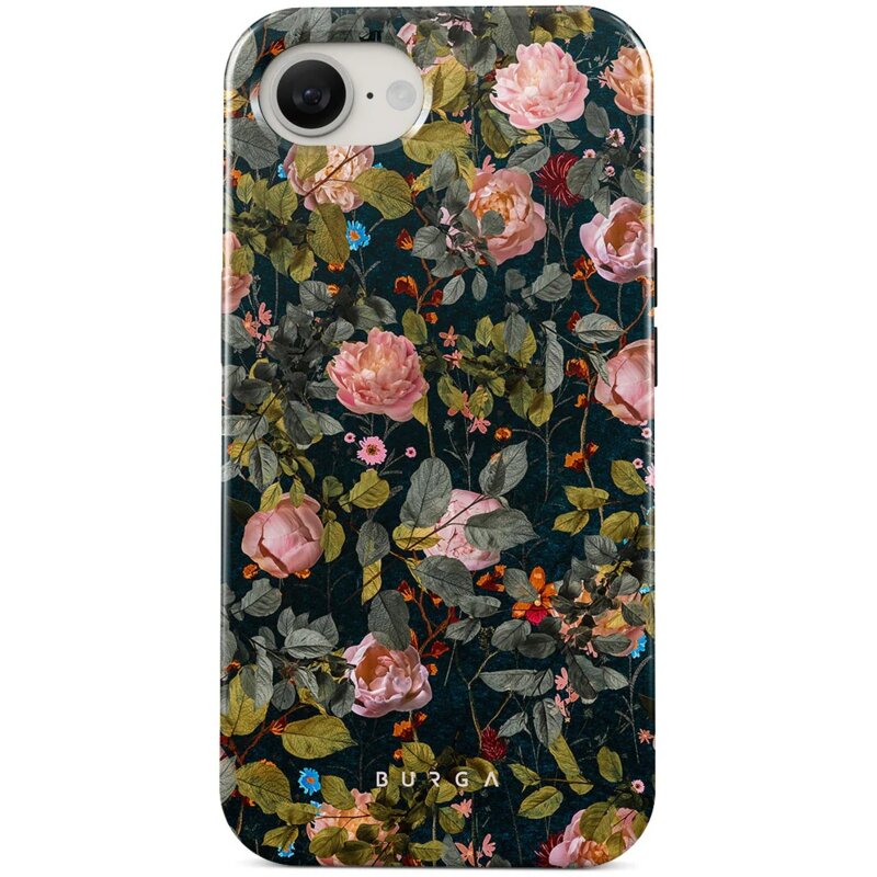Etui BURGA Tough MagSafe do Apple iPhone 16e Bloomy Garden