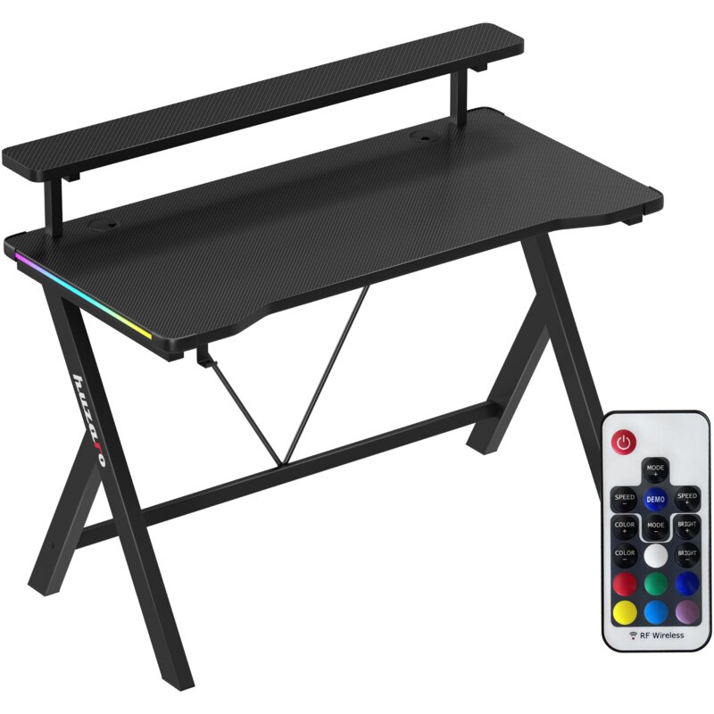 Biurko gamingowe HUZARO Hero 1.9 RGB Czarny