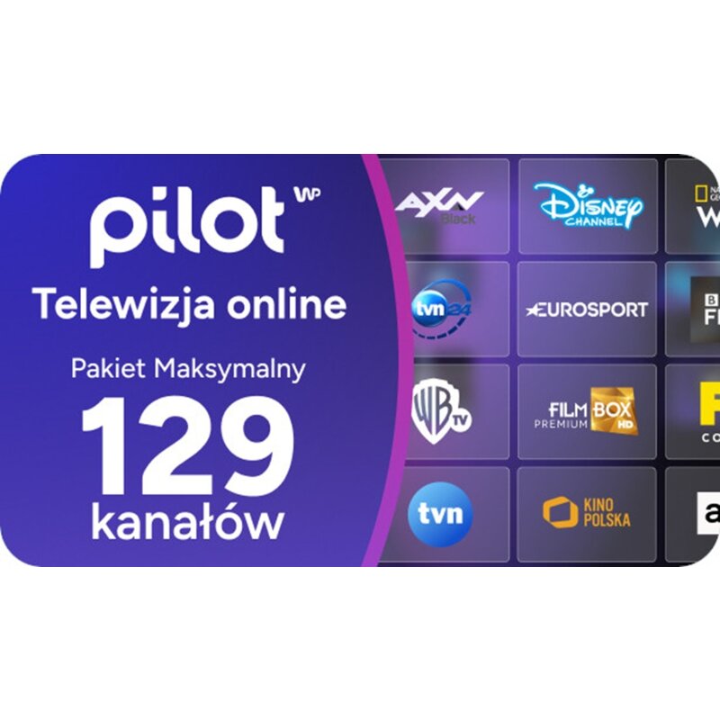 Kod aktywacyjny PILOT WP Pakiet Maksymalny (1 miesiÄ c)