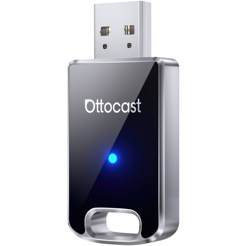 Adapter OTTOCAST CA505-T2 Bezprzewodowy CarPlay Android Auto Czarny