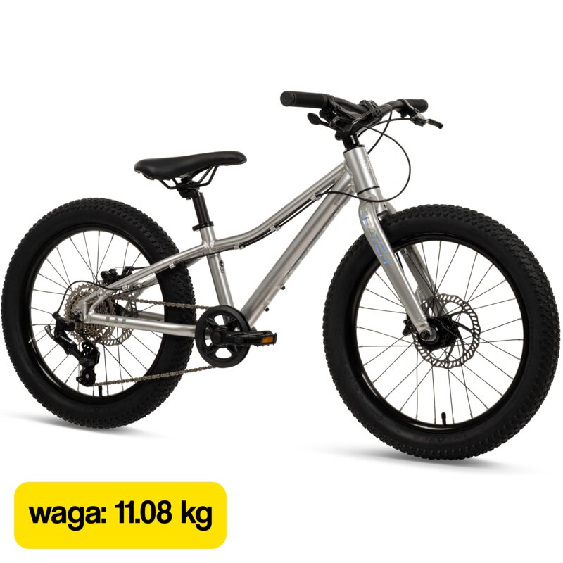 Rower dziecięcy BATCH Kids MTB 20 cali Srebrny Wzrost: 120-135 cm Wiek: 6-9 lat