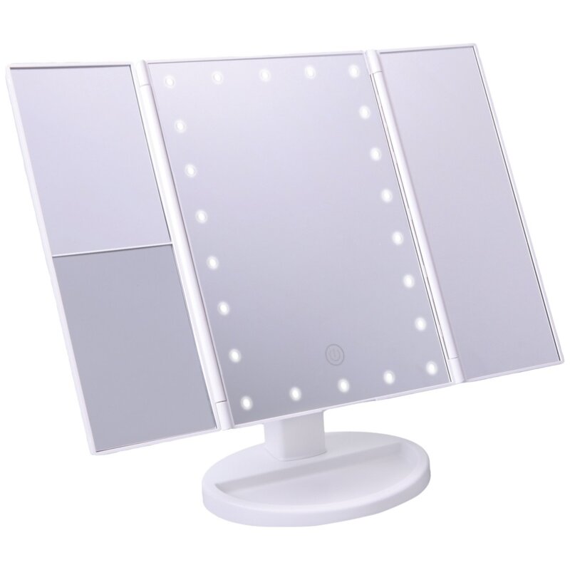 Lusterko kosmetyczne JOCCA Triple Fold Led Makeup Mirror