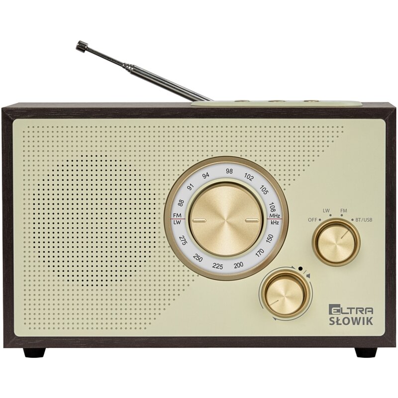 Eltra Radio OR SŁOWIK USB/BT ciemny brąz