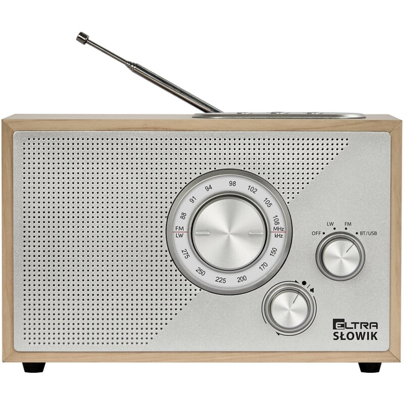Eltra Radio OR SŁOWIK USB/BT jasny brąz
