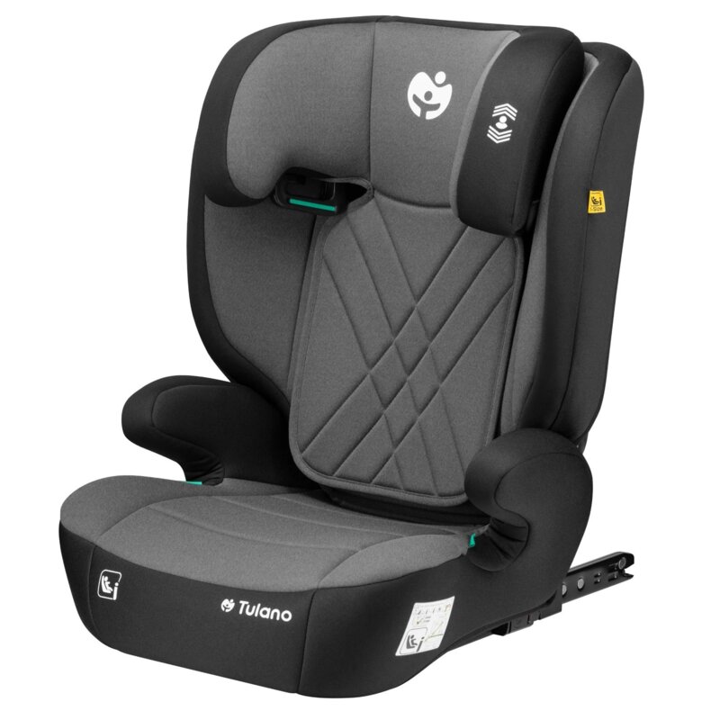 Fotelik samochodowy TULANO Joy 45 I-Size 100-150 cm (15-36 kg) Szary
