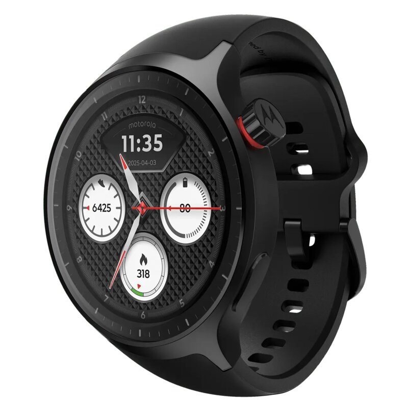 Motorola Moto Watch Funkcje AI 47mm GPS Czarny