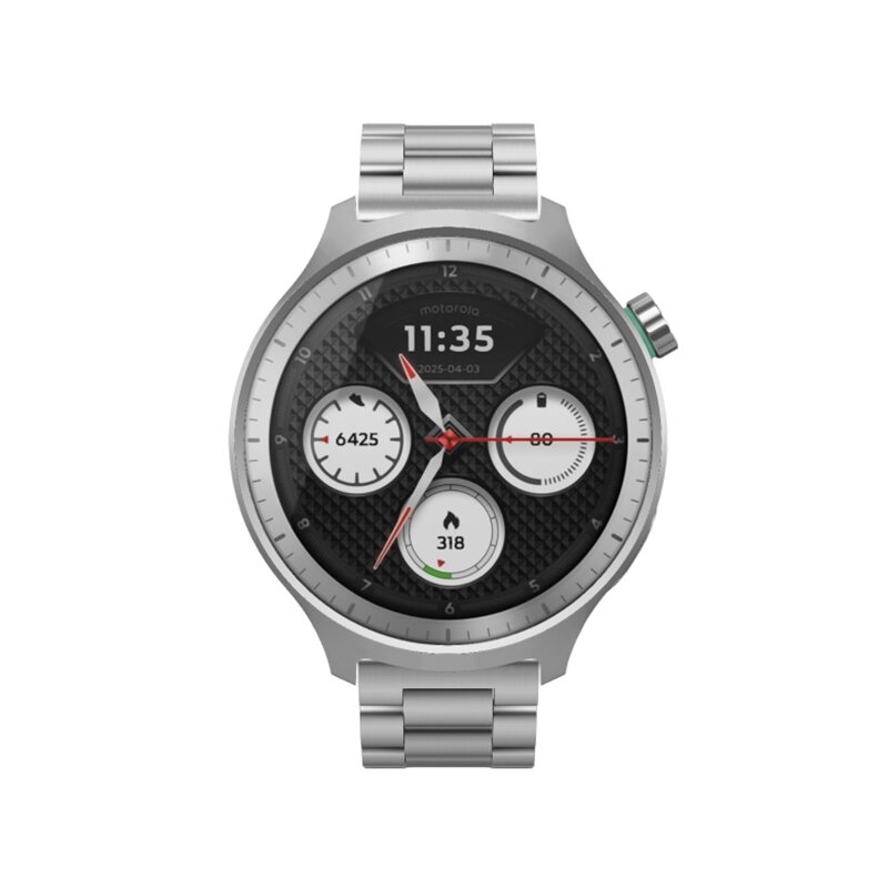 Motorola Moto Watch Funkcje AI 47mm GPS Srebrny