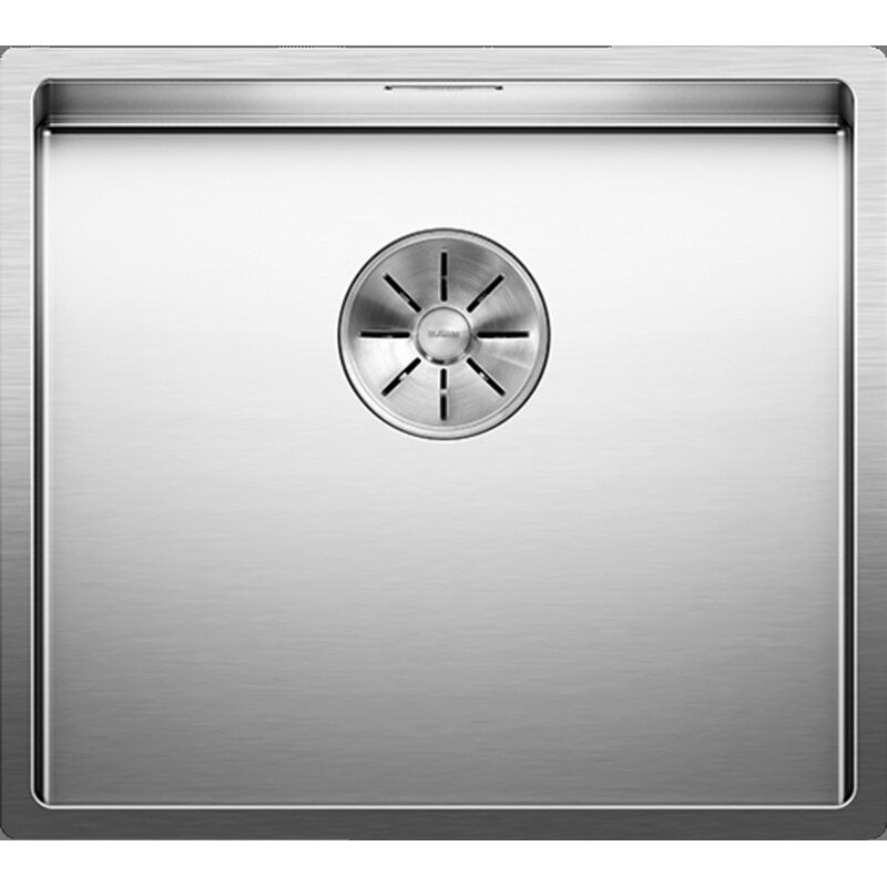 Zlewozmywak jednokomorowy BLANCO Claron 450-U z kor. InFino 521575 Stal polerowana 44 x 49
