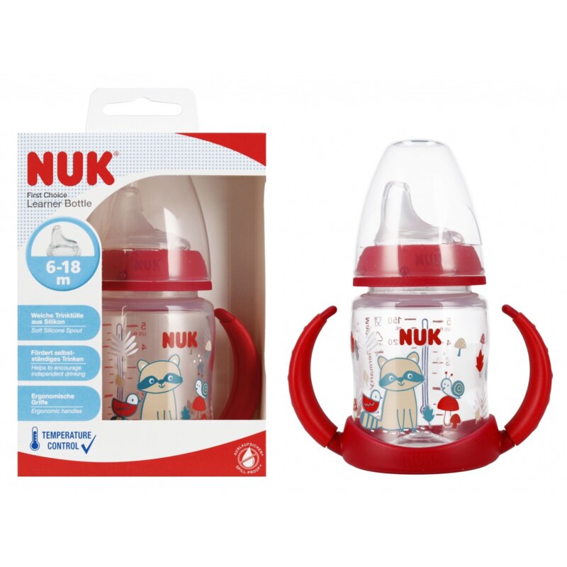 Butelka NUK First Choice 10215335 Czerwony