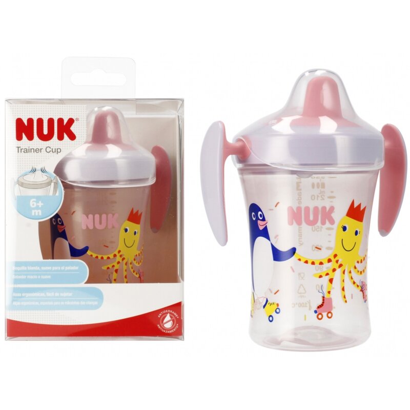 Kubek NUK 10751140 Evo Trainer Cup Różowy