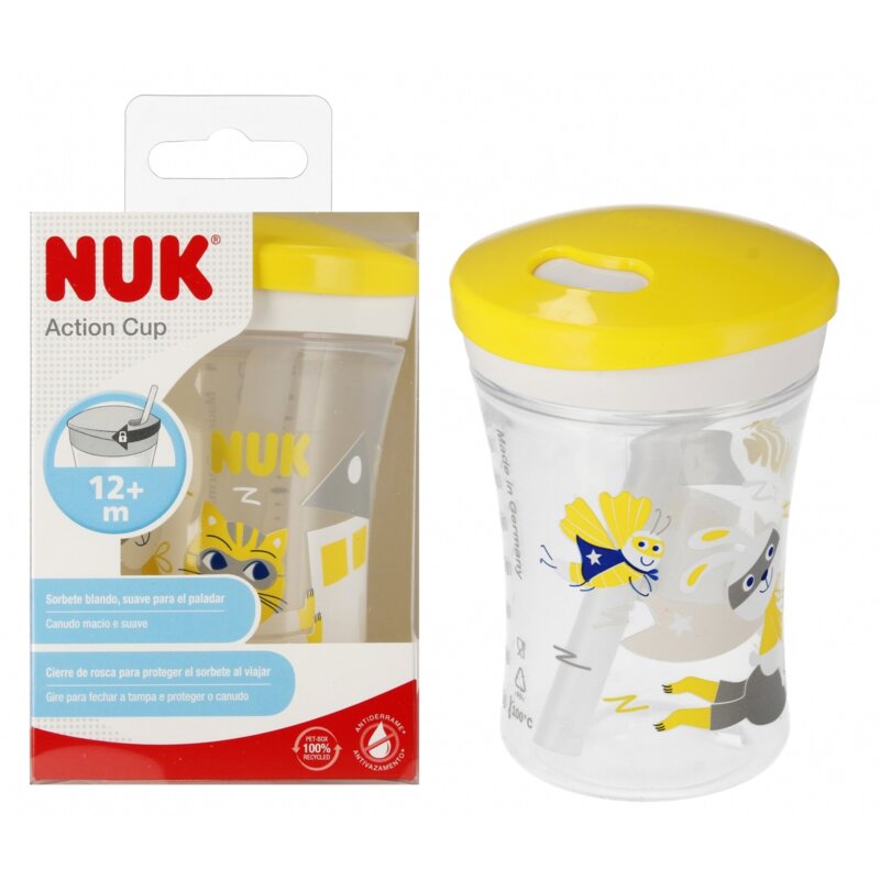 Kubek NUK Action Cup 10751136 Żółty