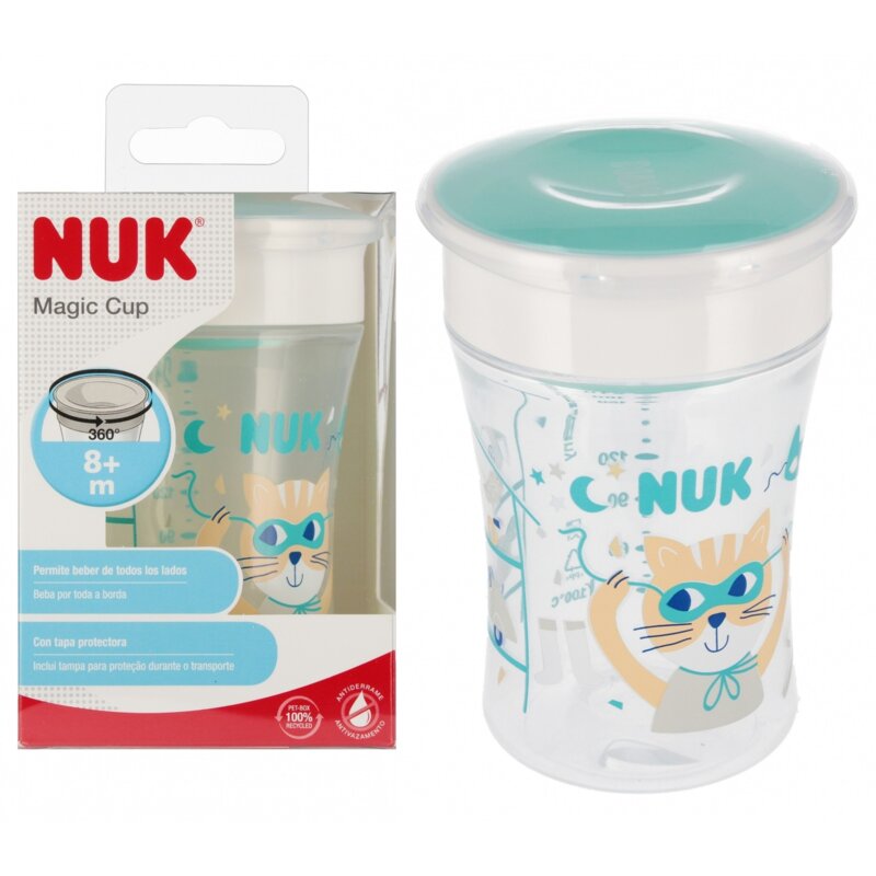 Kubek NUK Magic Cup 10751138 Turkusowy