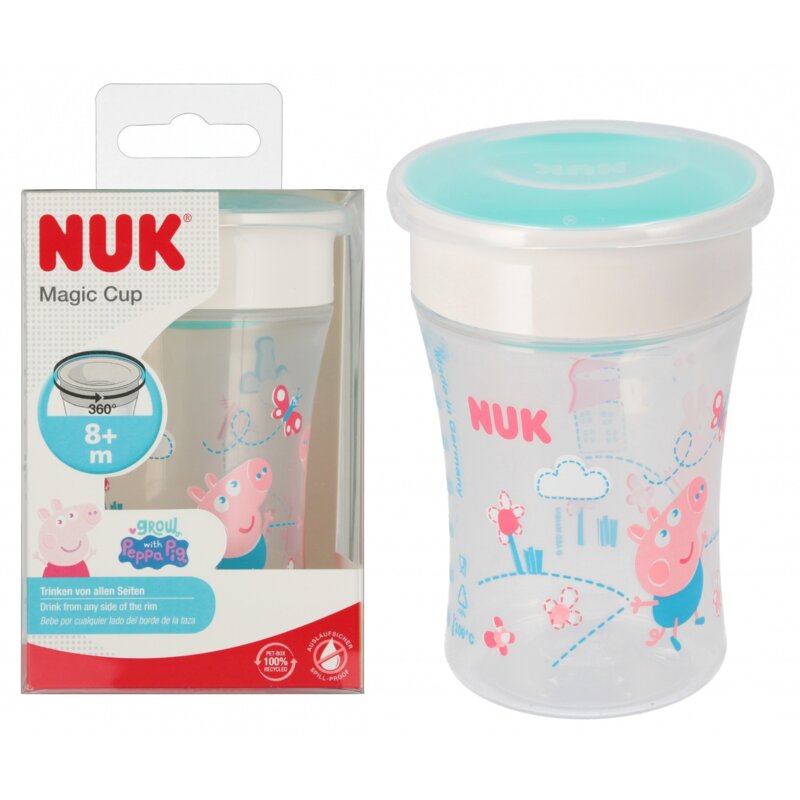 Kubek NUK Magic Cup Peppa Pig 10255009 Wielokolorowy