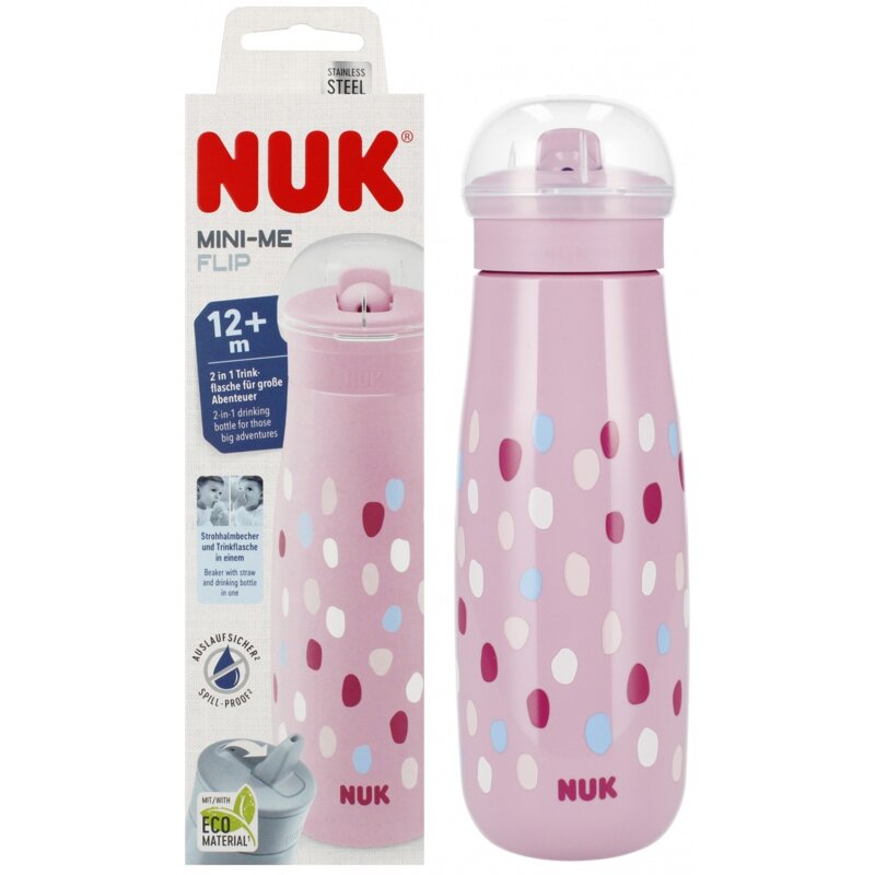 Butelka NUK Mini-Me Flip 450 ml Fioletowy