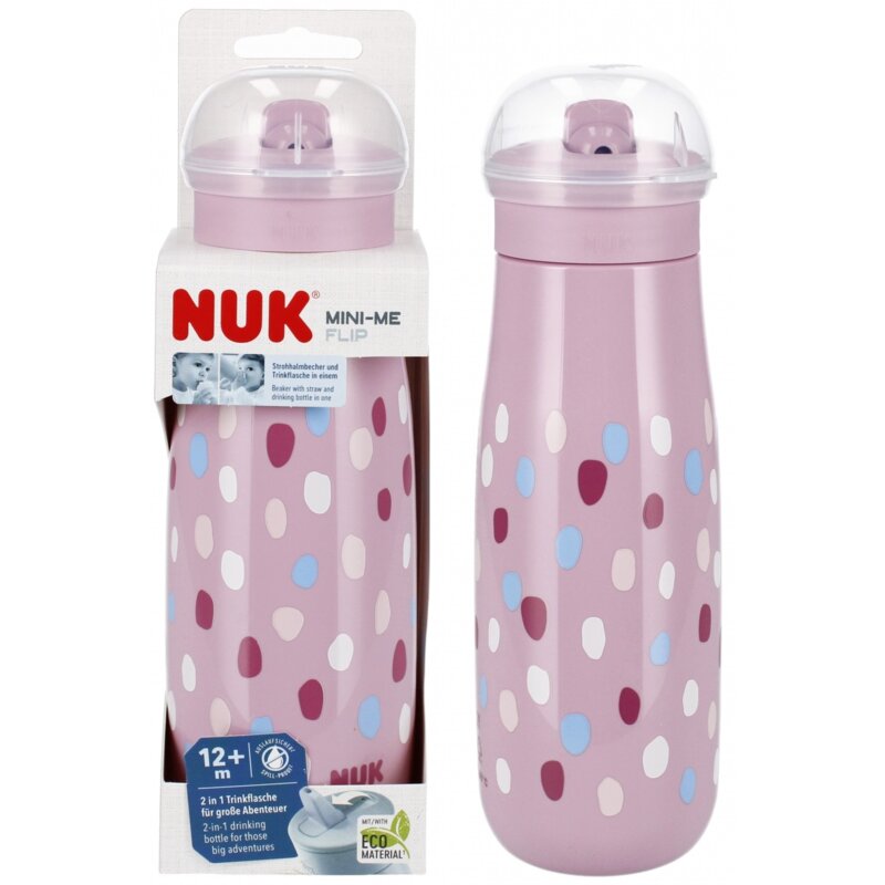 Butelka NUK Mini-Me Flip 10255690 450 ml Różowy
