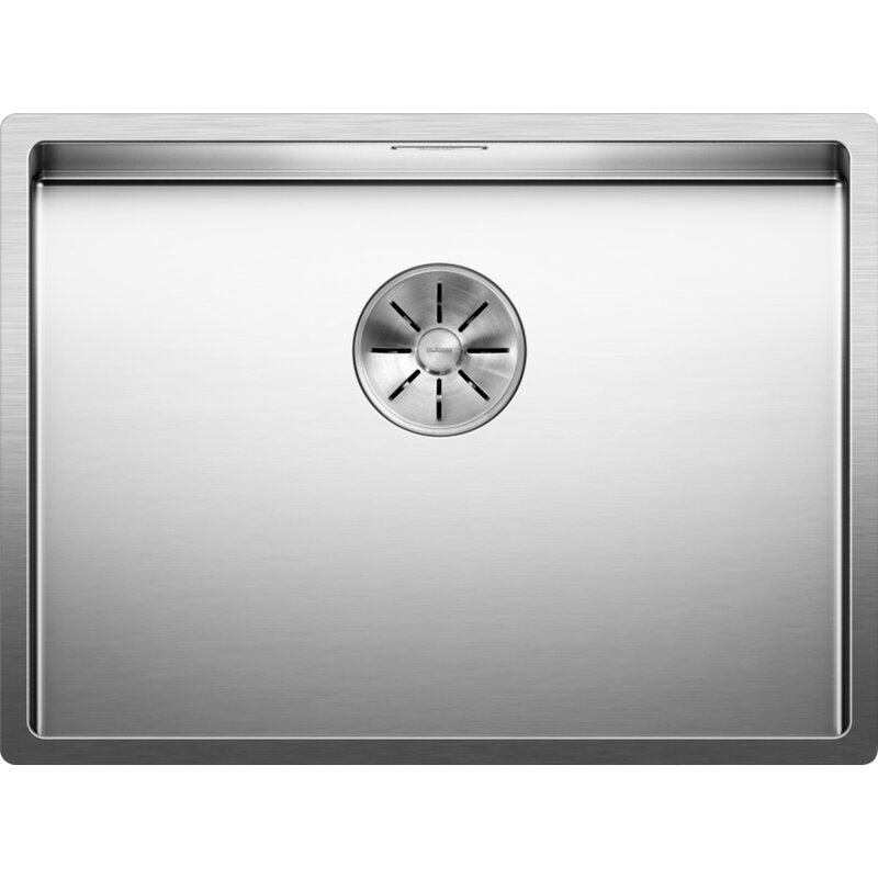 Zlewozmywak jednokomorowy BLANCO Claron 550-U z kor. InFino 521579 Srebrny 44 x 59